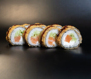 Tempura s lososem